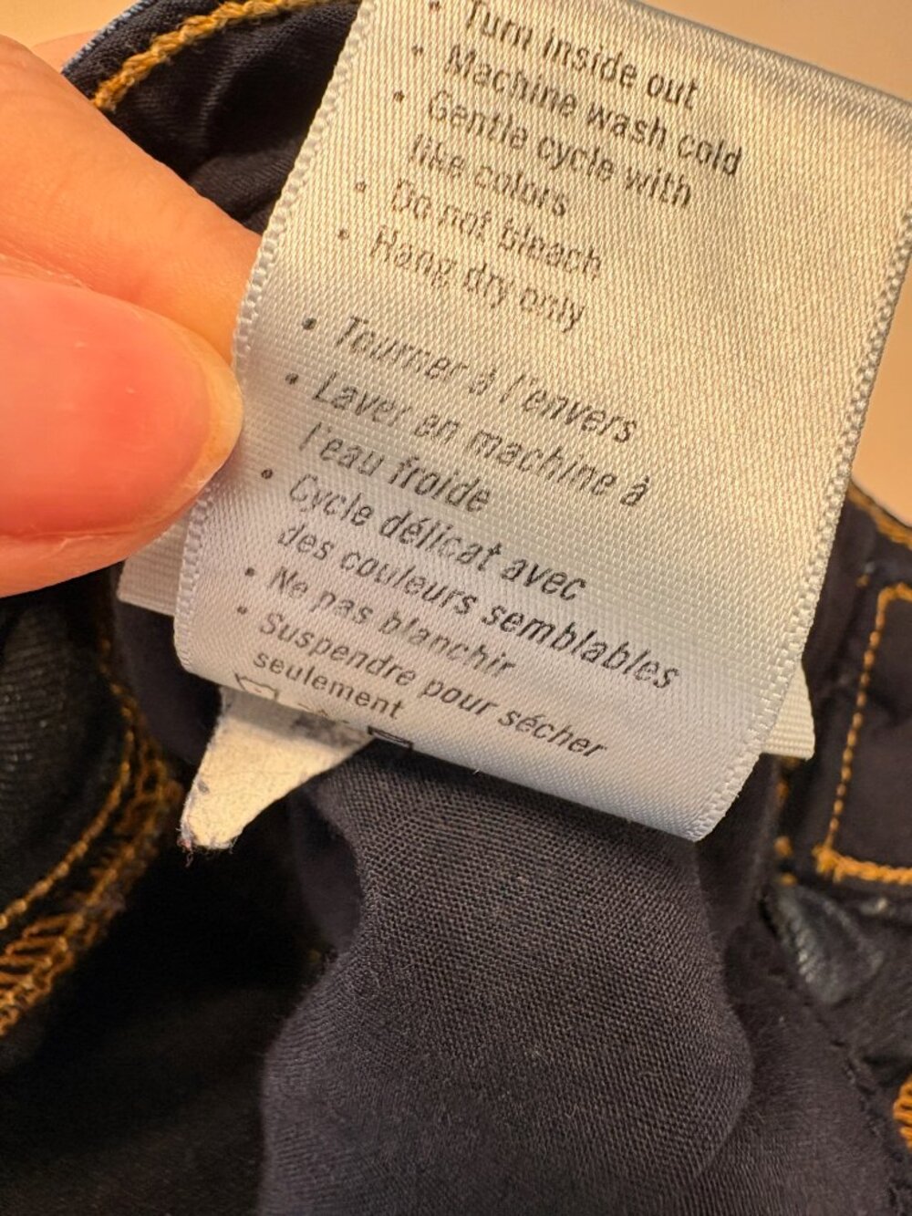 PAIGE Manhattan Armstrong Dark Wash Mid Rise Bootcut Jeans 32" Inseam Size 26 - Picture 10 of 11
